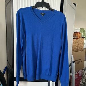 Apt. 9 Men's Blue V-Neck Sweater